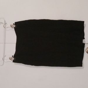 Black pencil skirt